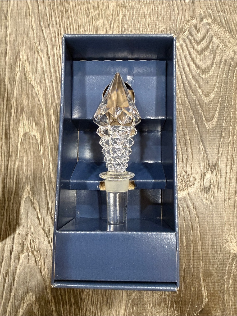 Towle Full Lead Crystal Bottle Stopper